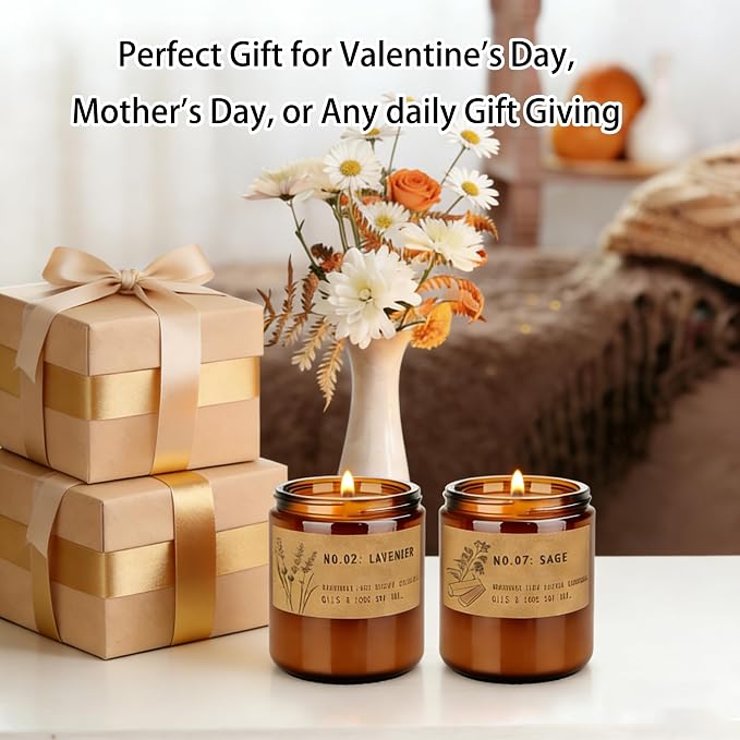 Scented Candles for Women – Large 36 oz Scented Candle Gift Set for Birthday Valentine's Day, alternate product view 7