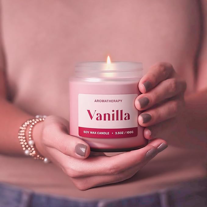Scented Candles for Women, Soy Candles for Home Scented, Candle Gift Set with Lavender & Vanilla Scents, alternate product