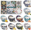 Scented Candles Gift Set, 10 Pack Candles for Home Scented, 250 Hour Long Lasting Soy Candle with Two Coasters, Gifts for