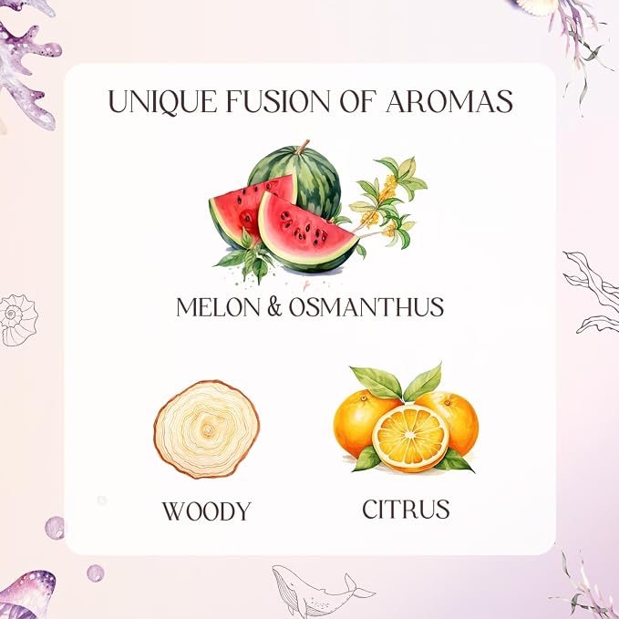 Scented Candles Gifts for Women, Candle Gift Set for Her, 3 Pink Ocean Candles, Birthday Gifts for Women/Men (Pink, alternate