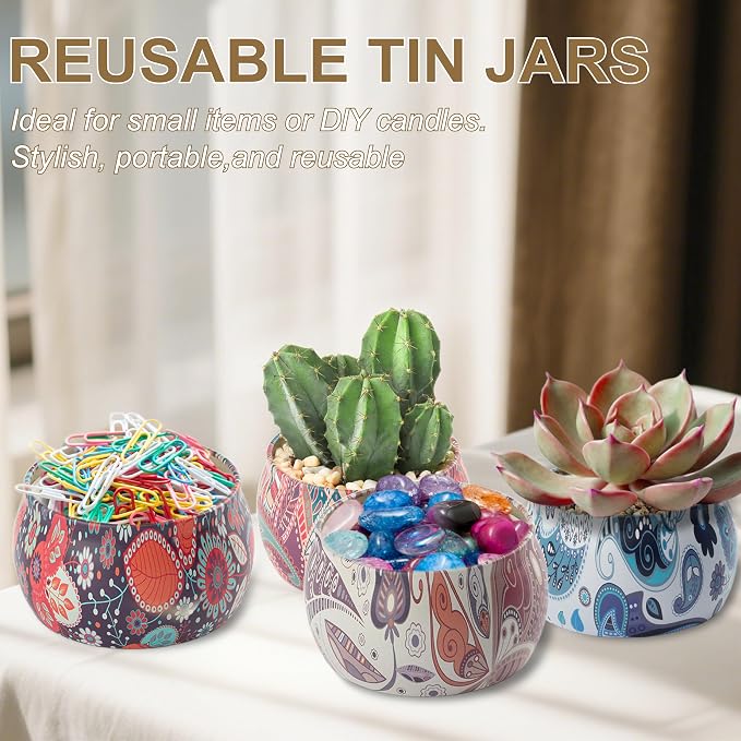 Scented Candles Gifts for Women - Soy Wax Natural Candle Set Aromatherapy Outdoor Indoor Small Aroma Candle Gift 4 PCS 4.4