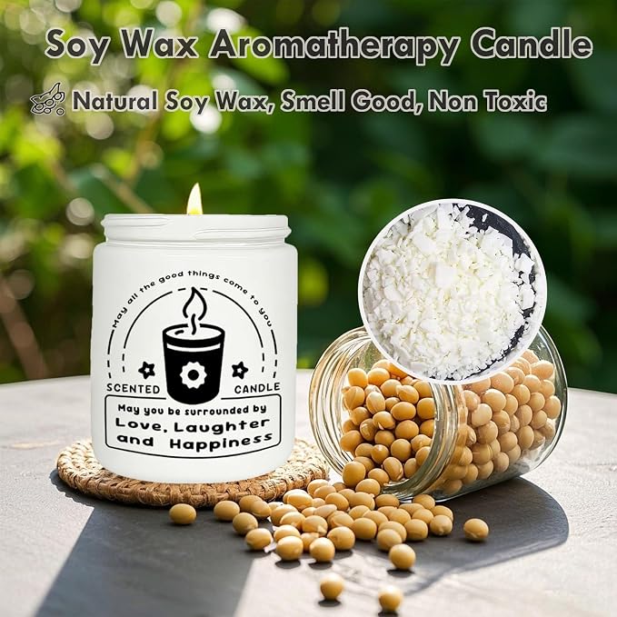 Scented Candles, Lavender Eucalyptus Candles for Home Scented, 7oz Soy Wax Aromatherapy Candle, Calming Candle, alternate