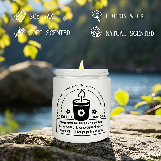 Scented Candles, Lavender Eucalyptus Candles for Home Scented, 7oz Soy Wax Aromatherapy Candle, Calming Candle, alternate