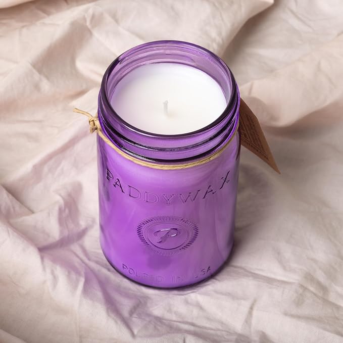 Scented Candles Relish Collection Soy Wax Artisan Candle in Glass Jar with Lid, 9.5-Ounce, Lavender + Thyme, alternate