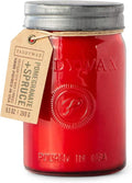 Scented Candles Relish Collection Soy Wax Artisan Candle in Glass Jar with Lid, 9.5-Ounce, Pomegranate + Spruce, product