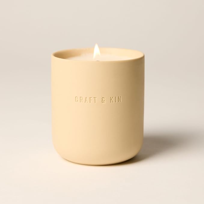 Scented Candles | Soy Blend with Cotton Wick | Long-Lasting Holiday Candle, 40-Hour Burn | Ceramic Jar, Perfect & Winter