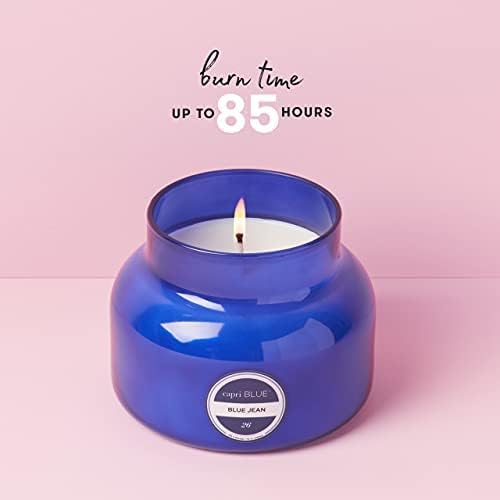 Scented Candles - Soy Candle Wax Blend - Jar Candles - Blue Candle Gifts for Women & Men, alternate product view 2