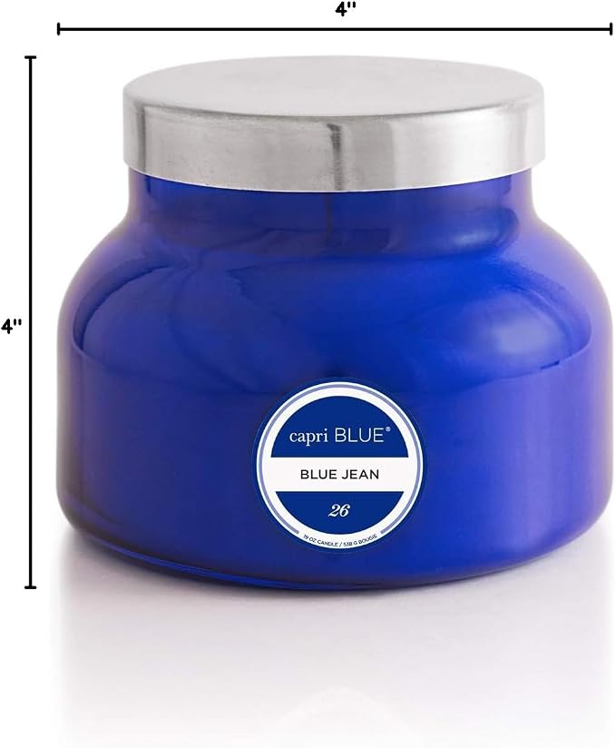 Scented Candles - Soy Candle Wax Blend - Jar Candles - Blue Candle Gifts for Women & Men, alternate product view 8