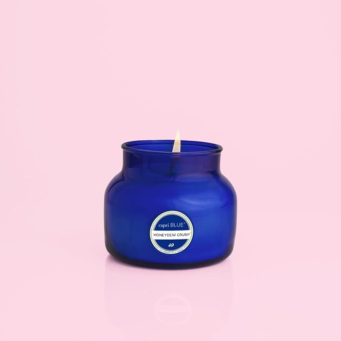Scented Candles - Soy Candle Wax Blend - Jar Candles - Blue Candle Gifts for Women & Men, alternate product view 7