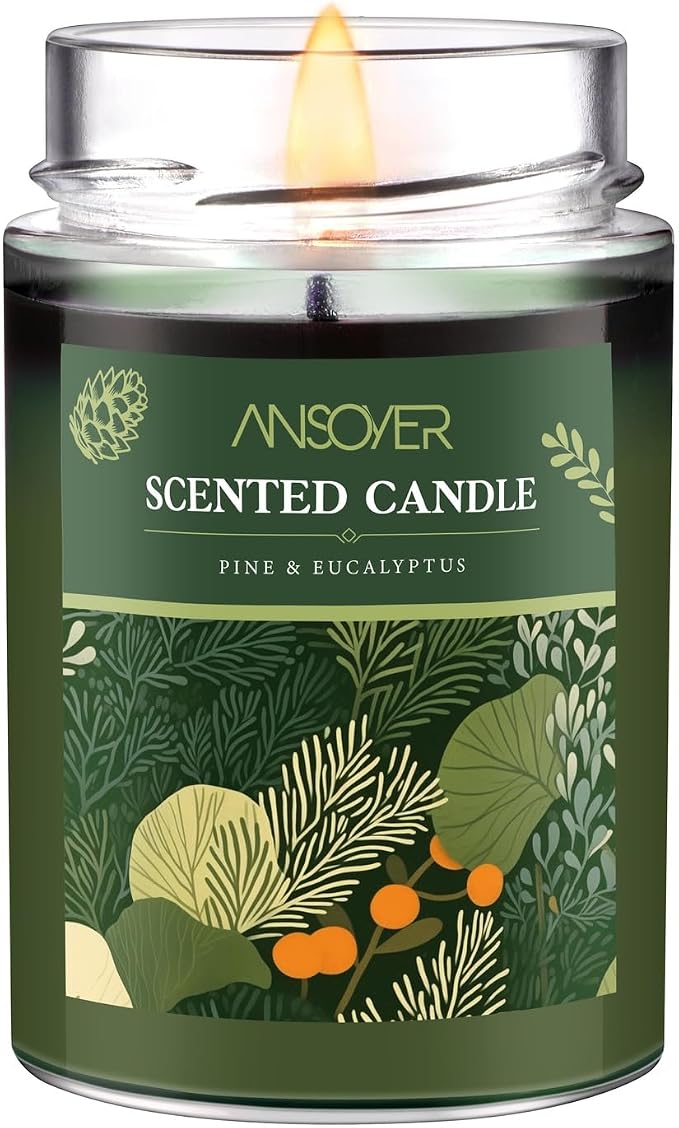 Scented Soy Candle, Aromatherapy Jar Candles for Home Scented, Long Lasting with 70 Hour Burn Time 11oz, Gifts, product image