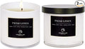 ScentedCandles Fresh Linen Candles Laundry Candles made from natural materials Air Freshening Scented Candle, product image
