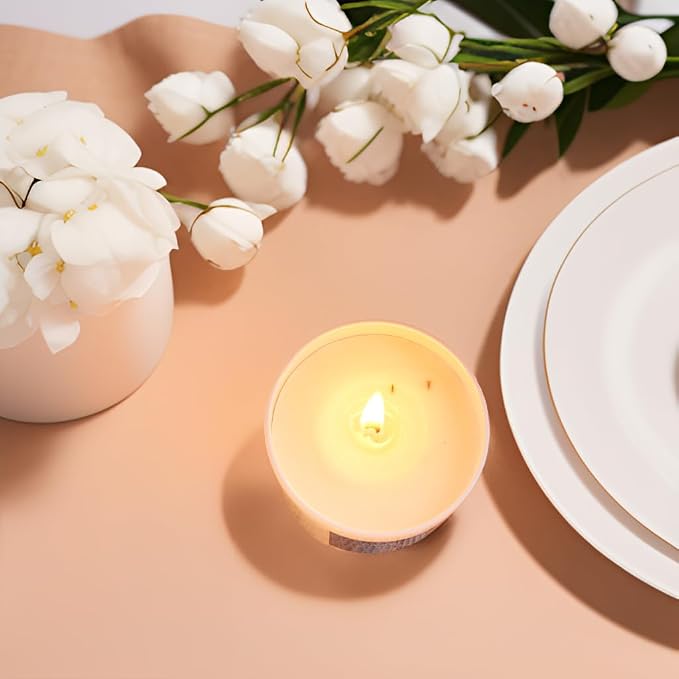 ScentedCandles Fresh Linen Candles Laundry Candles made from natural materials Air Freshening Scented Candle, alternate