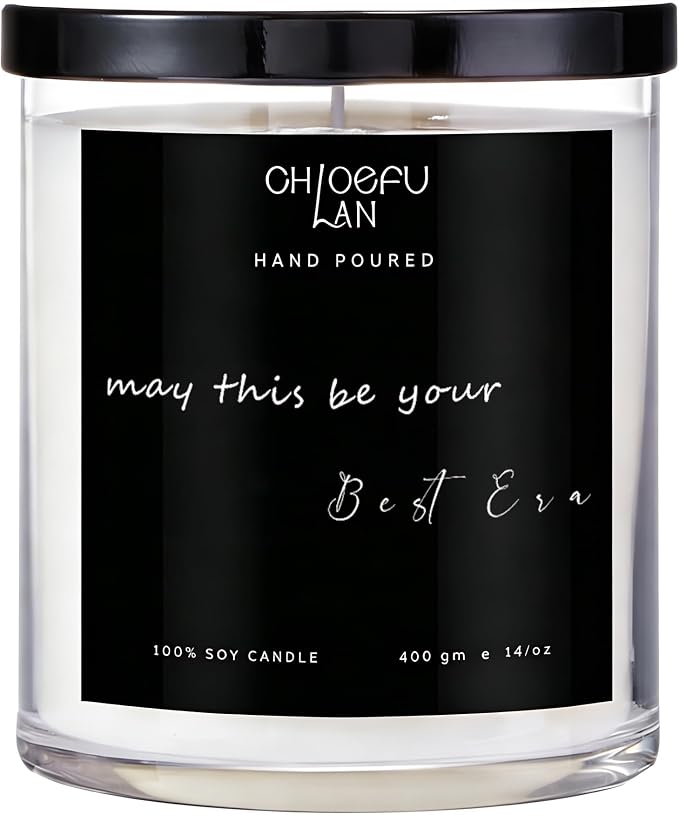 ScentedCandles Inspirational Motivational Candles, May This Be Your Era, Gardenia Candle for Home Decor, product image