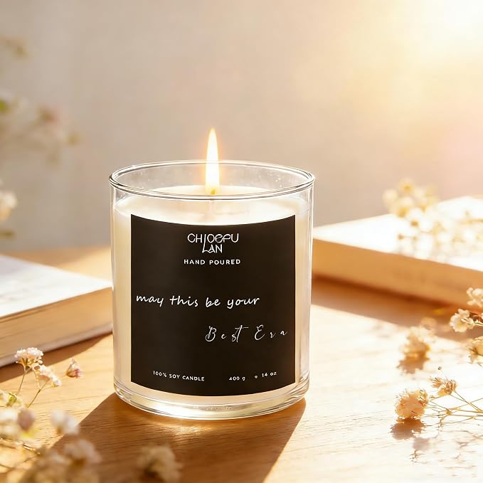 ScentedCandles Inspirational Motivational Candles, May This Be Your Era, Gardenia Candle for Home Decor, alternate product
