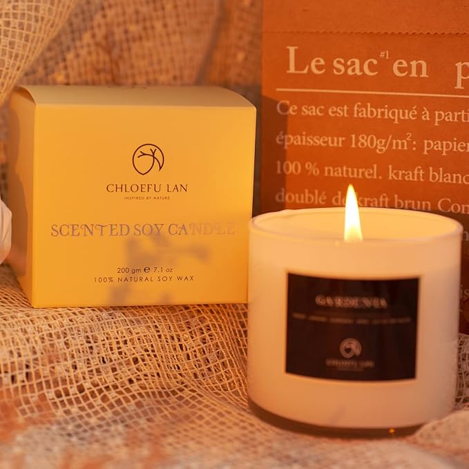 ScentedCandles Lavender Scented Candle for Men & Women, Highly Scented, 7.1oz|45 Hour Long Lasting, alternate product view 5