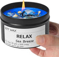 ScentedCandles Sea Breeze Crystal Candle, Relaxing Aromatherapy for Stress Relief, product image