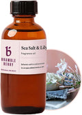 Sea Salt and Lily Fragrance Oil 2 oz | Fresh Floral Ocean Scent for Soap Making, Candles, Lotion, product image