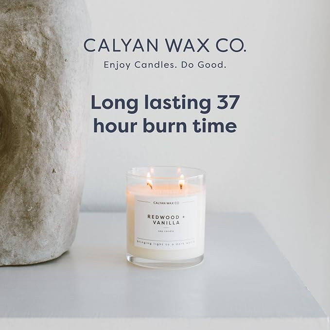 . Seaside & Citrus 2 Wick Scented Candle - 37 Hour Burn - Luxury made from natural materials Soy Wax Candles, alternate