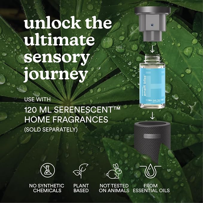 SereneScent Fabric Rechargeable Waterless Diffuser, Use with SereneScent Oil 120ml (Sold Separately) Cordless, alternate