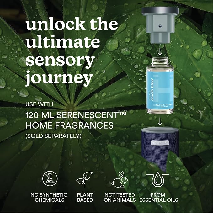 SereneScent Fabric Rechargeable Waterless Diffuser, Use with SereneScent Oil 120ml (Sold Separately) Cordless, alternate