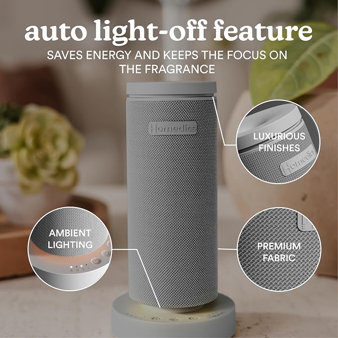 SereneScent Mini Fabric Rechargeable Waterless Diffuser, Cordless Aromatherapy Device, alternate product view 3