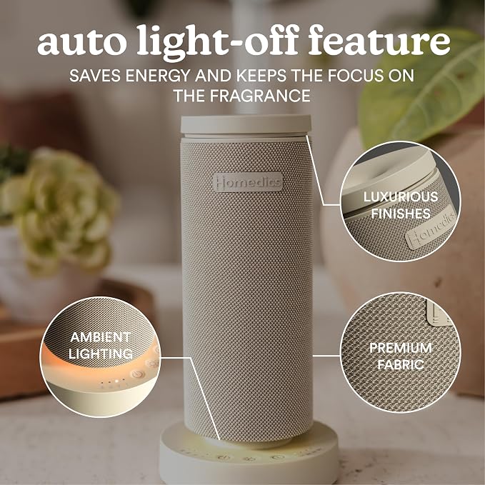 SereneScent Mini Fabric Rechargeable Waterless Diffuser, Cordless Aromatherapy Device, alternate product view 3