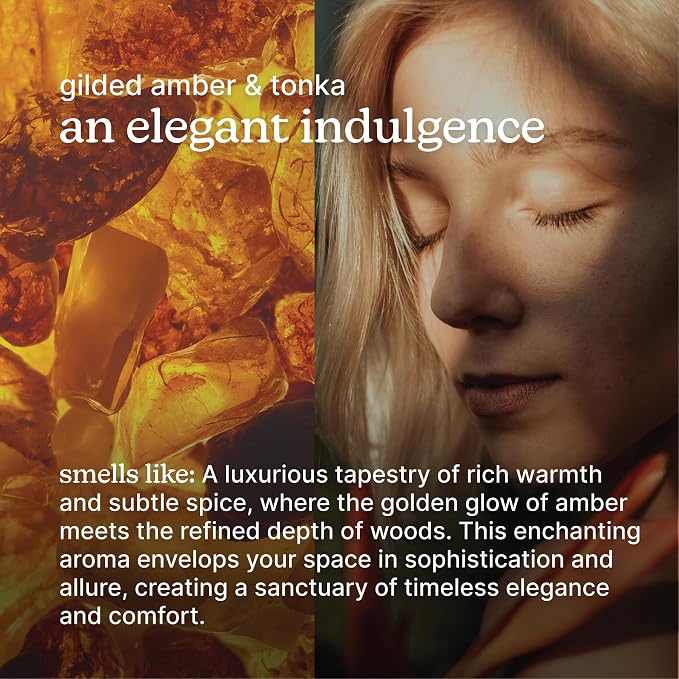 SereneScent Waterless Diffuser Oil Refill — Gilded Amber & Tonka (120ml). Warm & Luxurious Home Fragrance., alternate product