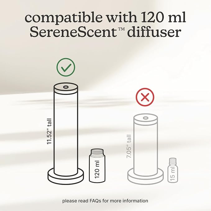SereneScent Waterless Diffuser Oil Refill — Gilded Amber & Tonka (120ml). Warm & Luxurious Home Fragrance., alternate product