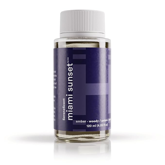 SereneScent Waterless Diffuser Oil Refill — Miami Sunset (120ml). Bright & Tropical Home Fragrance., product image