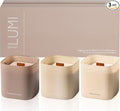 Set of 3 Scented Soy Candles Gift Set | Nature's Bloom Collection - Gardenia, product image