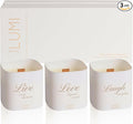 Set of 3 Scented Soy Candles Gift Set | One Life Collection - Orange Blossom, product image
