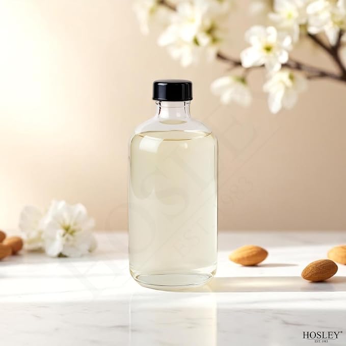 Set of 4 Vanilla Almond Reed Diffuser Refill Oil, 200ml Each - Ideal for Bathroom Decor, Enhance Home Decor, alternate