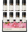 [Set of 8] Feminine Scents for Candle Making, Made in USA Candle Fragrance Oil, Soap Making Essential Oils, Diffuser Oil