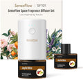 SF101 Pro Waterless Essential Oil Diffuser, Aromatherapy Diffuser for Home, Plug in Air Freshener, 120-Day Natural Aroma