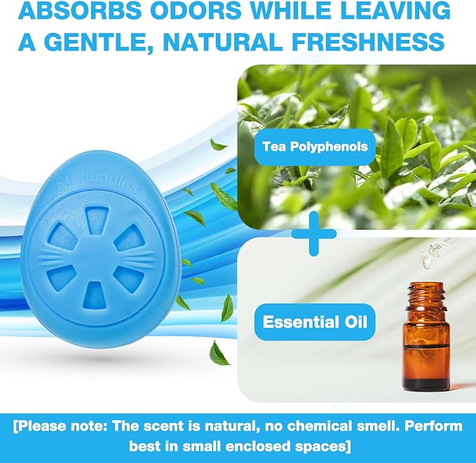 Shoe Deodorizer Balls 12 Ct, Fresh Linen Scent, Odor Remover Balls for Sneakers, Gym Bags, Lockers, and Drawers, Essential