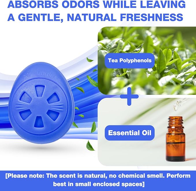 Shoe Deodorizer Balls 12 Ct, Ocean Scent, Odor Remover Balls for Sneakers, Gym Bags, Lockers, Closets, Hampers, alternate