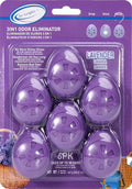 Shoe Deodorizer Balls 6 Ct, Lavender Scent, Odor Remover Balls for Sneakers, Gym Bags, Lockers, Closets, Hampers, and