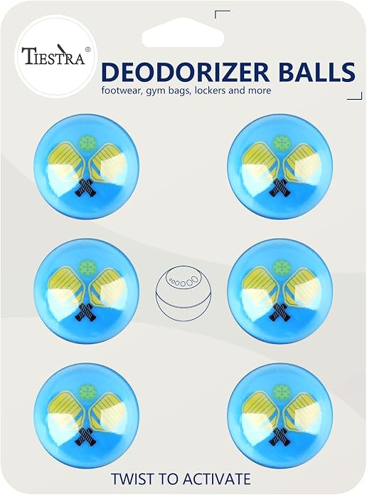 Shoe Deodorizer Balls (6 Pack) – Odor Eaters for Sneaker | Odor Eliminator Air Freshener for Closet, Locker, Gym Bag, product