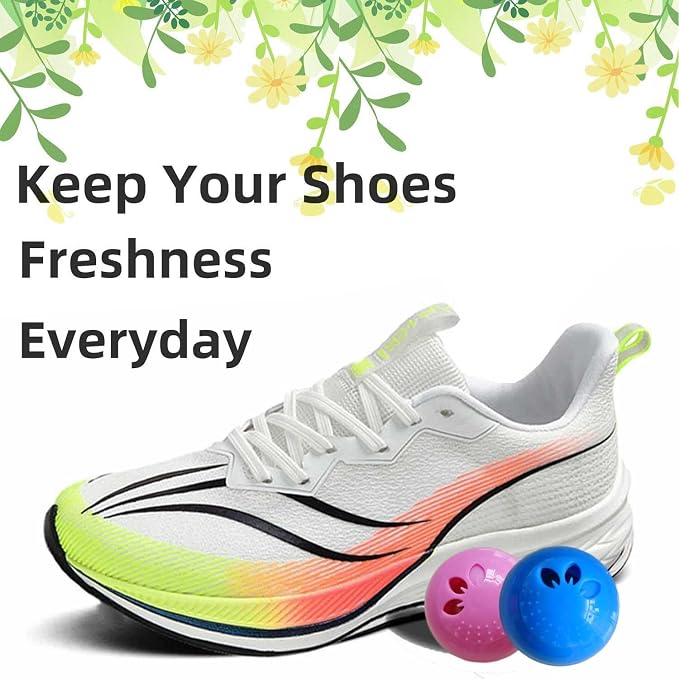 Shoe Deodorizer Balls for Sneaker, Fresh Linen Scent, Essential Oil Sneaker Deodorizer Ball, Small Spaces Odor Eliminator Air