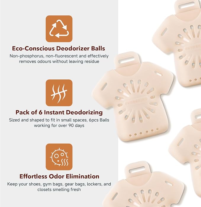 Shoe Deodorizer Balls Powerful Shoe Odor Elimination Odor Eaters for Sneaker,Work Boots – Freshen & Deodorize, alternate