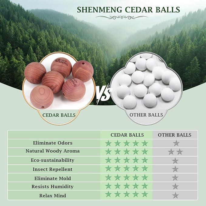 Shoe Deodorizer Balls, Sneaker Balls with Natural Woody Scent, 6pcs Odor-Fighting Shoe Freshener Balls, alternate product