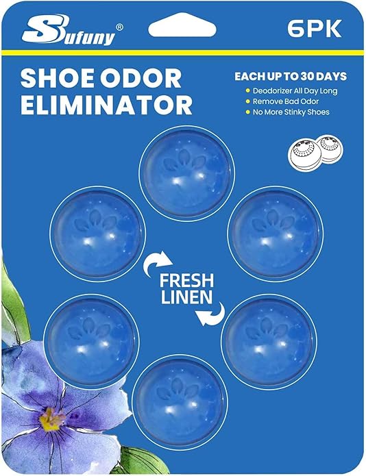 Shoe Deodorizer Balls Sneaker Deodorizers Balls Odor Eliminating for Shoes 6 Packs 0 Count, product image