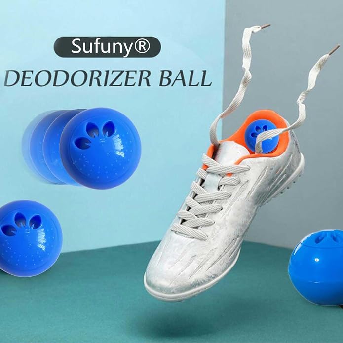 Shoe Deodorizer Balls Sneaker Deodorizers Balls Odor Eliminating for Shoes 6 Packs 0 Count, alternate product view 2