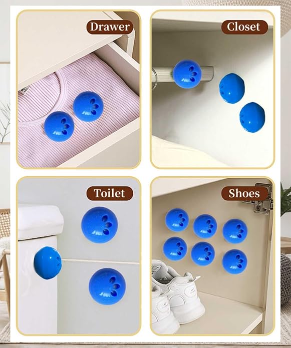 Shoe Deodorizer Balls Sneaker Deodorizers Balls Odor Eliminating for Shoes 6 Packs 0 Count, alternate product view 7