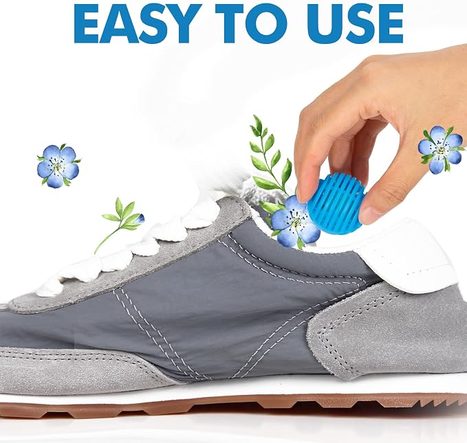 Shoe Deodorizer Balls, Sneaker Odor Eliminator, Long-Lasting Air Freshener for Cloest Car Lockers Drawer Gym Bags, alternate