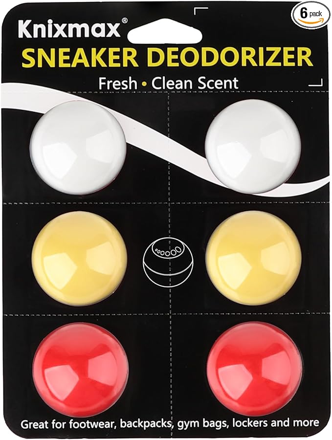 Shoe Deodorizer Balls Strong, Odor Eliminator for Sneaker Gym Bag Closet Locker, Work Boot Drawer Freshener, Unpleasant Smell