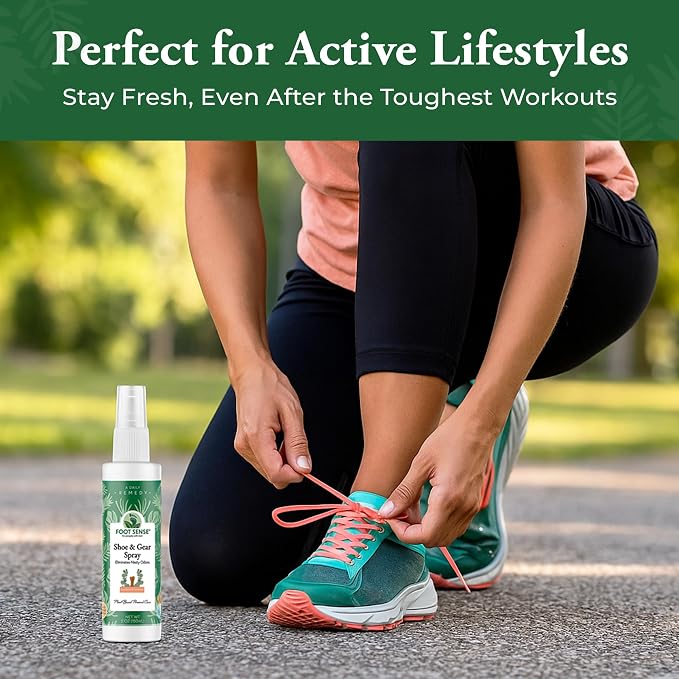 Shoe Deodorizer & Foot Spray – Natural Foot & Shoe Odor Eliminator for Smelly Feet, Shoes & Sports Gear, alternate product