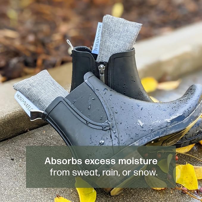 Shoe Deodorizer Inserts, HGTV Editor's Pick, Reusable Charcoal Odor Absorber for Shoes, Gym Bags, Sports Gear., alternate