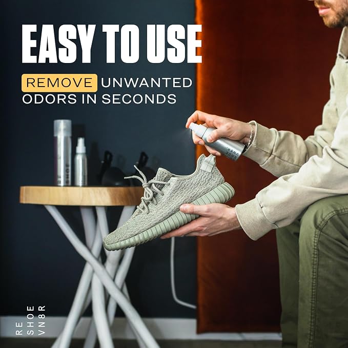 Shoe Deodorizer Spray, 4 Oz - Sneaker Freshener & Shoe Odor Eliminator for Fresh & Clean, alternate product view 2