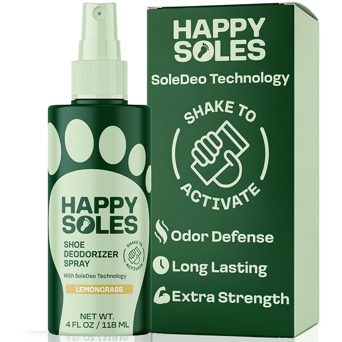 Shoe Deodorizer Spray for Gym Gear & Smelly Shoes Caused by Stinky Feet - Strong Odor Fighter for Sneakers, Boots, product